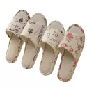 WOMEN CASUAL FLORAL INDOOR HOME SLIPPERS FLOWER SOFT SLIPPERS SPRING AUTUMN FLIP FLOPS FEMALE
