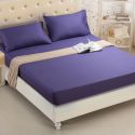 FITTED SHEET MATTRESS COVER SOLID COLOR SANDING BEDDING LINENS BED SHEETS WITH ELASTIC BAND FITTED SHEET MATTRESS COVER SOLID COLOR SANDING BEDDING LINENS BED SHEETS WITH ELASTIC BAND