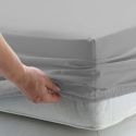 SOLID BED SHEET FITTED SHEET WITH ELASTIC BAND PLAIN BEDDING KING QUEEN SIZE BED MATTRESS COVER SOLID BED SHEET FITTED SHEET WITH ELASTIC BAND PLAIN BEDDING KING QUEEN SIZE BED MATTRESS COVER