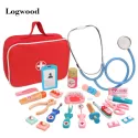 HOT WOODEN CHILDREN SIMULATION DOCTOR TOY  REAL LIFE INJECTION ROLE PLAYING TOY EDUCATIONAL TOYS