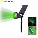 OUTDOOR SOLAR LIGHT ANGLE ADJUSTABLE 4 LED LIGHTING WATERPROOF GARDEN LIGHT FOR YARD PATH GREEN COLOR OUTDOOR SOLAR LIGHT ANGLE ADJUSTABLE 4 LED LIGHTING WATERPROOF GARDEN LIGHT FOR YARD PATH GREEN COLOR