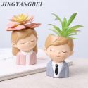 COUPLES FLOWER POT PLANTS RESIN LOVERS VASE SUCCULENT PLANTER POT MINI BONSAI CACTUS HOME COUPLES FLOWER POT PLANTS RESIN LOVERS VASE SUCCULENT PLANTER POT MINI BONSAI CACTUS HOME