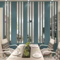SIMPLE LINES ACRYLIC 3D WALL STICKERS BACKGROUND WALL DECORATION CEILING WAIST LINE LIVING ROOM DINING ROOM