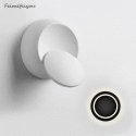LED WALL LAMP 360 DEGREE ROTATION ADJUSTABLE BEDSIDE LIGHTS WHITE BLACK CREATIVE WALL LAMP LED WALL LAMP 360 DEGREE ROTATION ADJUSTABLE BEDSIDE LIGHTS WHITE BLACK CREATIVE WALL LAMP