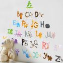26 LETTERS A-Z ALPHABET&ANIMALS WALL STICKER HOME DECORATION ENGLISH VINYL MURAL STICKERS 26 LETTERS A-Z ALPHABET&ANIMALS WALL STICKER HOME DECORATION ENGLISH VINYL MURAL STICKERS