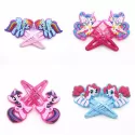 2PCS LOVELY NEW HORSE GIRLS HAIR ACCESSORIES MY LITTLE PONYS HAIR CLIPS CARTOON KIDS