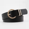 WOMEN'S WIDE BLACK BROWN WHITE PINK WILD TROUSER BELT FEMALE COWGIRL WESTERN BELTS