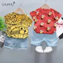 SUMMER BABY BOYS GIRLS CLOTHES FASHION COTTON INFANT SPORTS SUIT FOR BOY