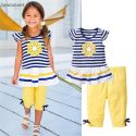 SUMMER GIRLS CLOTHING SETS BABY KIDS CLOTHES SUIT CHILDREN SLEEVELESS STRIPED SUMMER GIRLS CLOTHING SETS BABY KIDS CLOTHES SUIT CHILDREN SLEEVELESS STRIPED