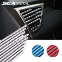 CAR INTERIOR MOUNDLING DECORATIVE STRIP 10PCS AUTO DASHBOARD AIR OUTLET TRIM UNIVERSAL CAR INTERIOR MOUNDLING DECORATIVE STRIP 10PCS AUTO DASHBOARD AIR OUTLET TRIM UNIVERSAL