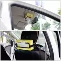 CAR TISSUE BOX HOLDER ACCESSORIES  AUTO SUN VISOR NAPKIN PAPER HANGING SEAT BACK BRACKET CLIP