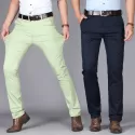 MEN SUIT PANTS CASUAL OFFICE HIGH QUALITY TROUSERS BUSINESS PANTS FOR MEN WEDDING PARTY DRESS