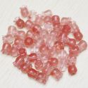 15PCS FLOWER NATURAL STONE BEADS BELL WATERMELON RED CARVED TULIP 7X8MM EARRING 15PCS FLOWER NATURAL STONE BEADS BELL WATERMELON RED CARVED TULIP 7X8MM EARRING