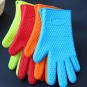 MICROWAVE OVEN BAKING GLOVES SILICONE KITCHEN SUPPLIES INSULATION FIVE FINGER GLOVES KITCHEN