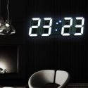 LED DIGITAL WALL CLOCK MODERN DESIGN WATCH CLOCKS 3D LIVING ROOM DECOR TABLE  ALARM NIGHTLIGHT