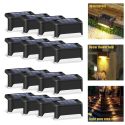 16PCS LED SOLAR LAMP PATH STAIR OUTDOOR WATERPROOF WALL LIGHT GARDEN LANDSCAPE STEP STAIR DECK LIGHTS 16PCS LED SOLAR LAMP PATH STAIR OUTDOOR WATERPROOF WALL LIGHT GARDEN LANDSCAPE STEP STAIR DECK LIGHTS
