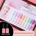 PINK GEL NAIL POLISH NAIL COLOR NAIL GEL VARNISH SOAK OFF UV GEL VARNISH BASE COAT