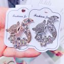 KOREAN VERSION ZIRCON FOX ANIMAL BROOCH PIN FOR WOMAN FASHION SWEATER COAT HAT SCARF CLOTHING ACCESSORIES KOREAN VERSION ZIRCON FOX ANIMAL BROOCH PIN FOR WOMAN FASHION SWEATER COAT HAT SCARF CLOTHING ACCESSORIES