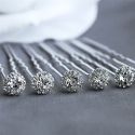 10PCS FASHION WEDDING BRIDAL PEARL FLOWER CLEAR CRYSTAL RHINESTONE HAIR PINS 10PCS FASHION WEDDING BRIDAL PEARL FLOWER CLEAR CRYSTAL RHINESTONE HAIR PINS