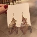 CHINESE STYLE PERSONALITY VINTAGE GOLDFISH METAL RHINESTONES LOVE DANGLE EARRINGS CHINESE STYLE PERSONALITY VINTAGE GOLDFISH METAL RHINESTONES LOVE DANGLE EARRINGS