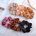 6PCS WOMEN SILK SCRUNCHIE ELASTIC HANDMADE MULTICOLOR HAIR BAND PONYTAIL HOLDER HEADBAND 6PCS WOMEN SILK SCRUNCHIE ELASTIC HANDMADE MULTICOLOR HAIR BAND PONYTAIL HOLDER HEADBAND