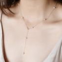 STERLING SILVER CHAIN NECKLACE FOR WOMEN 4-5MM MINI NATURAL FRESHWATER PEARLS STERLING SILVER CHAIN NECKLACE FOR WOMEN 4-5MM MINI NATURAL FRESHWATER PEARLS