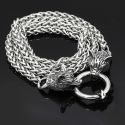 PENDANT NECKLACE STAINLESS STEEL WOLF HEAD CHAIN DOMINEERING MEN NECKLACE JEWELRY PENDANT NECKLACE STAINLESS STEEL WOLF HEAD CHAIN DOMINEERING MEN NECKLACE JEWELRY