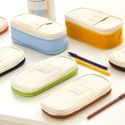 COLOR PENCIL CASE CANVAS STRETCH DOUBLE LAYER LARGE CAPACITY PENCIL BOX CUTE PEN BAGS KIDS COLOR PENCIL CASE CANVAS STRETCH DOUBLE LAYER LARGE CAPACITY PENCIL BOX CUTE PEN BAGS KIDS