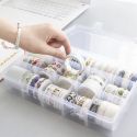 PLASTIC MULTIFUNCTION WASHI TAPE STORAGE BOX SCRAPBOOK DIY LEARNING SCHOOL OFFICE PLASTIC MULTIFUNCTION WASHI TAPE STORAGE BOX SCRAPBOOK DIY LEARNING SCHOOL OFFICE