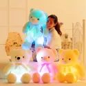 50CM CREATIVE LIGHT UP LED TEDDY BEAR STUFFED ANIMALS PLUSH TOY COLORFUL GLOWING