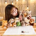 LOVELY STUFFED ANIMAL PLUSH TOY ELEPHANT MONKEY LION LEOPARD SMALL GRAB DOLL LOVELY STUFFED ANIMAL PLUSH TOY ELEPHANT MONKEY LION LEOPARD SMALL GRAB DOLL