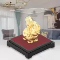 ELEPHANT FENG SHUI DECOR 24K GOLD FOIL ELEPHANT STATUE FIGURINE OFFICE ORNAMENT CRAFTS