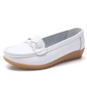 WOMEN'S SHOES LEATHER NURSE SHOES ROUND HEAD CASUAL COMFORTABLE SINGLE SHOES NON-SLIP LARGE SIZE WOMEN'S SHOES LEATHER NURSE SHOES ROUND HEAD CASUAL COMFORTABLE SINGLE SHOES NON-SLIP LARGE SIZE