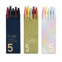 5PCS/BOX KACO CUTE RETRACTABLE GEL PENS VINTAGE PEN EXTRA FINE 0.5MM KAWAII PEN STATIONERY 5PCS/BOX KACO CUTE RETRACTABLE GEL PENS VINTAGE PEN EXTRA FINE 0.5MM KAWAII PEN STATIONERY