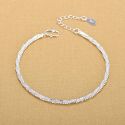 SILVER BRACELETS 925 STERLING SILVER FASHION BRACELETS FINE FASHION BRACELET GIFT SILVER BRACELETS 925 STERLING SILVER FASHION BRACELETS FINE FASHION BRACELET GIFT