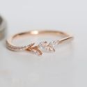 WOMEN VINTAGE SIMPLE FLORAL CRYSTAL RINGS RHINESTONE WEDDING ENGAGEMENT FASHION WOMEN VINTAGE SIMPLE FLORAL CRYSTAL RINGS RHINESTONE WEDDING ENGAGEMENT FASHION