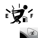 1PC BLACK/ WHITE FUNNY CAR STICKER PULL FUEL TANK POINTER REFLECTIVE CAR STICKERS DECAL