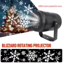 CHRISTMAS SNOWFLAKE LASER LIGHT SNOWFALL PROJECTOR