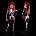 SKELETON ROSE SEXY WOMEN HALLOWEEN DEVIL GHOST JUMPSUIT PARTY CARNIVAL PERFORMANCE SCARY COSTUME SKELETON ROSE SEXY WOMEN HALLOWEEN DEVIL GHOST JUMPSUIT PARTY CARNIVAL PERFORMANCE SCARY COSTUME