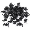 50 PCS USEFUL PLASTIC BLACK SPIDER HALLOWEEN DECORATION FESTIVAL SUPPLIES 50 PCS USEFUL PLASTIC BLACK SPIDER HALLOWEEN DECORATION FESTIVAL SUPPLIES