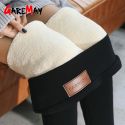 BLACK WARM PANTS WINTER SKINNY THICK VELVET WOOL FLEECE GIRLS LEGGINGS BLACK WARM PANTS WINTER SKINNY THICK VELVET WOOL FLEECE GIRLS LEGGINGS
