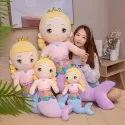 BEAUTIFUL MERMAID PLUSH TOYS – SOFT STUFFED FISH DOLL SOFA & CAR PILLOW
