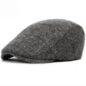 AUTUMN WINTER MEN CAP HATS BERETS BRITISH WESTERN STYLE WOOL ADVANCED FLAT IVY CAP
