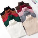WINTER KNITTED SWEATER PULLOVERS TURTLENECK SWEATER FOR WOMEN LONG SLEEVE WHITE BLACK SOFT FEMALE JUMPER WINTER KNITTED SWEATER PULLOVERS TURTLENECK SWEATER FOR WOMEN LONG SLEEVE WHITE BLACK SOFT FEMALE JUMPER
