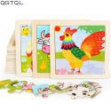 TOY WOODEN 3D PUZZLE JIGSAW TANGRAM FOR CHILDREN BABY CARTOON ANIMAL/TRAFFIC PUZZLES TOY WOODEN 3D PUZZLE JIGSAW TANGRAM FOR CHILDREN BABY CARTOON ANIMAL/TRAFFIC PUZZLES