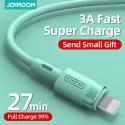 SILICONE USB CABLE FOR IPHONE 11 PRO MAX X XR XS 8 7 6S SE 5S IPAD FAST DATA CHARGING CHARGER
