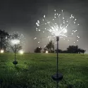 SOLAR POWERED FIREWORK LIGHTS IP44 WATERPROOF OUTDOOR LAMP FOR LANDSCAPE PATH LAWN