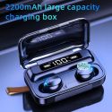 EARPHONES 2200MAH CHARGING BOX WIRELESS HEADPHONE 9D STEREO SPORTS WATERPROOF EARPHONES 2200MAH CHARGING BOX WIRELESS HEADPHONE 9D STEREO SPORTS WATERPROOF