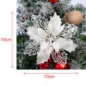 5PCS GLITTER CHRISTMAS FLOWER ARTIFICIAL FLOWERS MERRY CHRISTMAS DECORATIONS 5PCS GLITTER CHRISTMAS FLOWER ARTIFICIAL FLOWERS MERRY CHRISTMAS DECORATIONS
