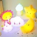 STAR MOON CLOUD LED NIGHT LAMP BABY CHILDREN'S ROOM DECORATION BED LED TOY BEDROOM DECORATION